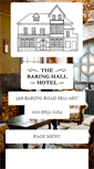Mobile Screenshot of baringhallhotel.com